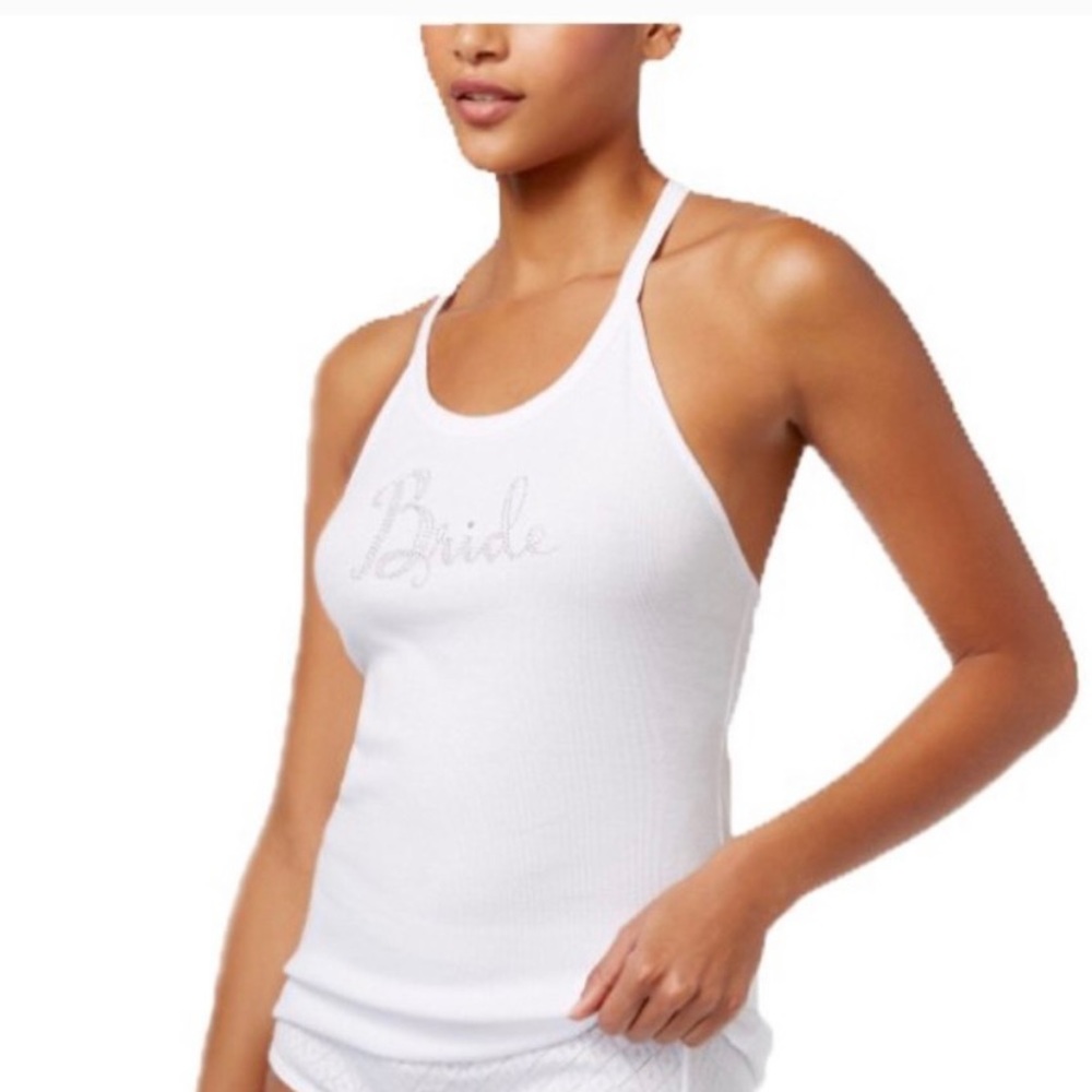 NEW “bride” BETSEY JOHNSON RACER-BACK TANK | Women's Size Large